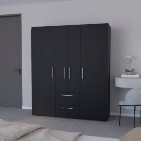 Armoire Elma, Bedroom, Black Armoire Elma, Bedroom, Black